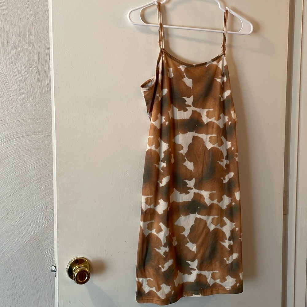 Lucky and Blessed Cow Print Dress Size Medium